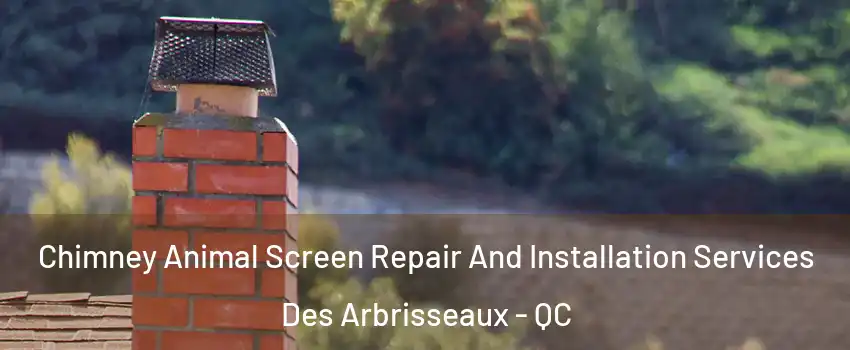  Chimney Animal Screen Repair And Installation Services Des Arbrisseaux - QC