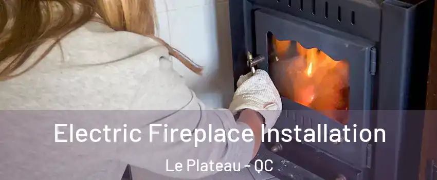  Electric Fireplace Installation Le Plateau - QC