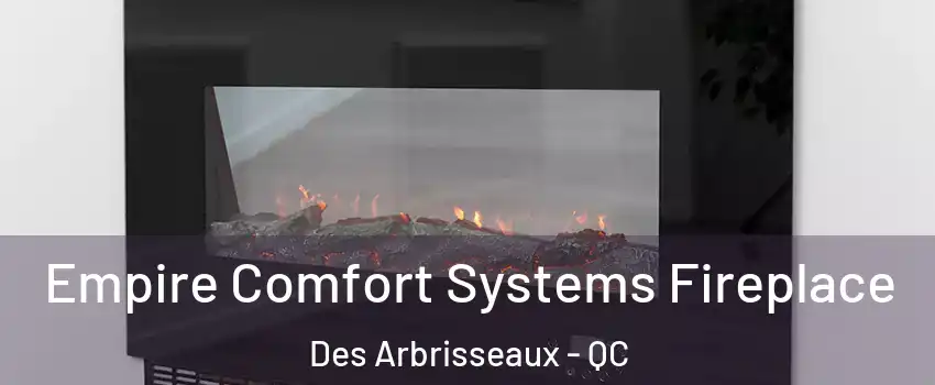  Empire Comfort Systems Fireplace Des Arbrisseaux - QC