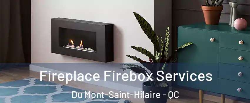  Fireplace Firebox Services Du Mont-Saint-Hilaire - QC