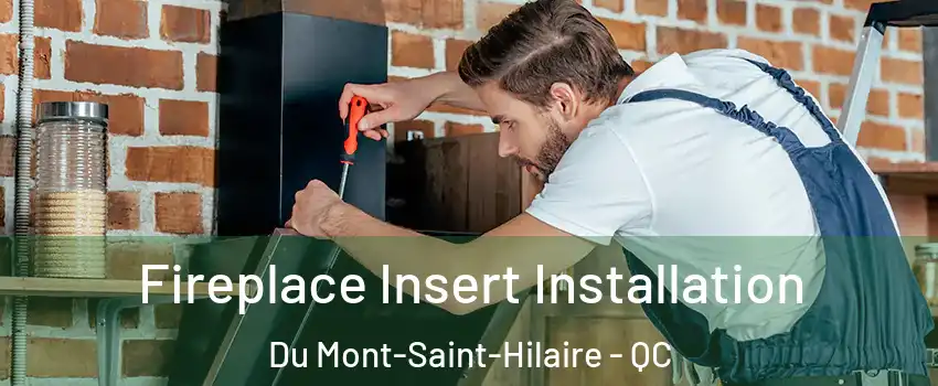 Fireplace Insert Installation Du Mont-Saint-Hilaire - QC