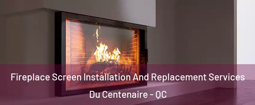  Fireplace Screen Installation And Replacement Services Du Centenaire - QC