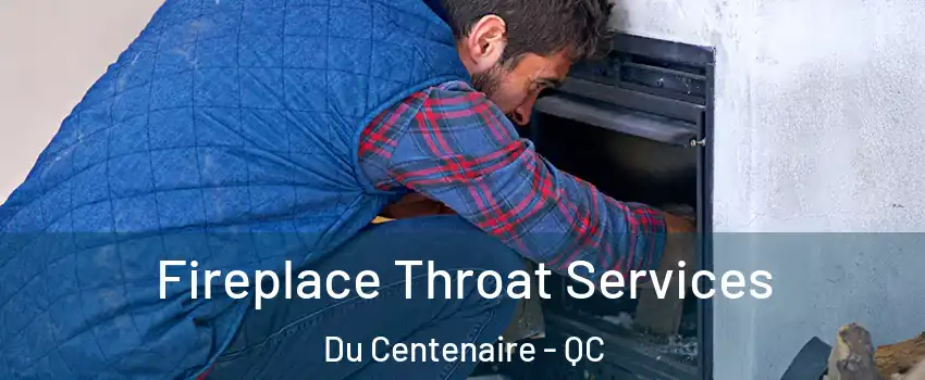  Fireplace Throat Services Du Centenaire - QC