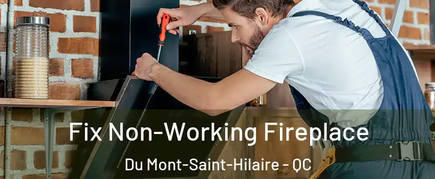  Fix Non-Working Fireplace Du Mont-Saint-Hilaire - QC