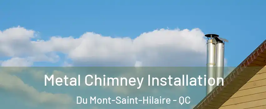  Metal Chimney Installation Du Mont-Saint-Hilaire - QC
