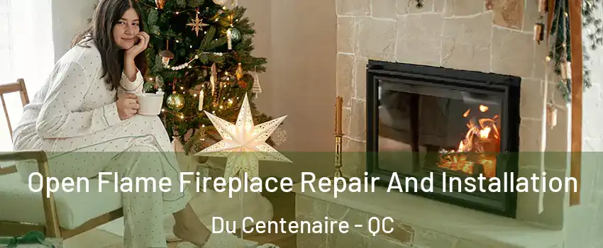 Open Flame Fireplace Repair And Installation Du Centenaire - QC